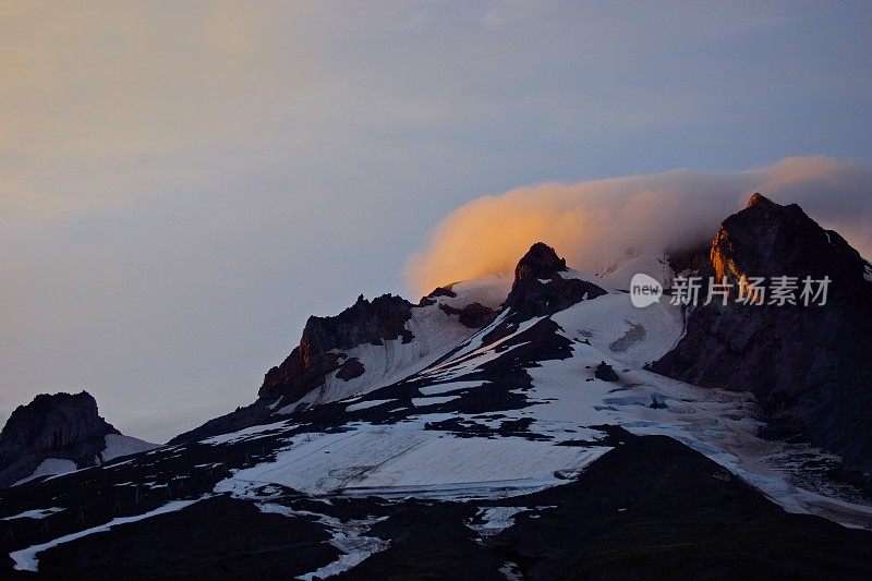 胡德山崎岖的石头