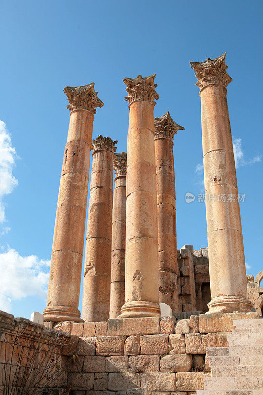 阿耳忒弥斯神殿，Jerash，约旦