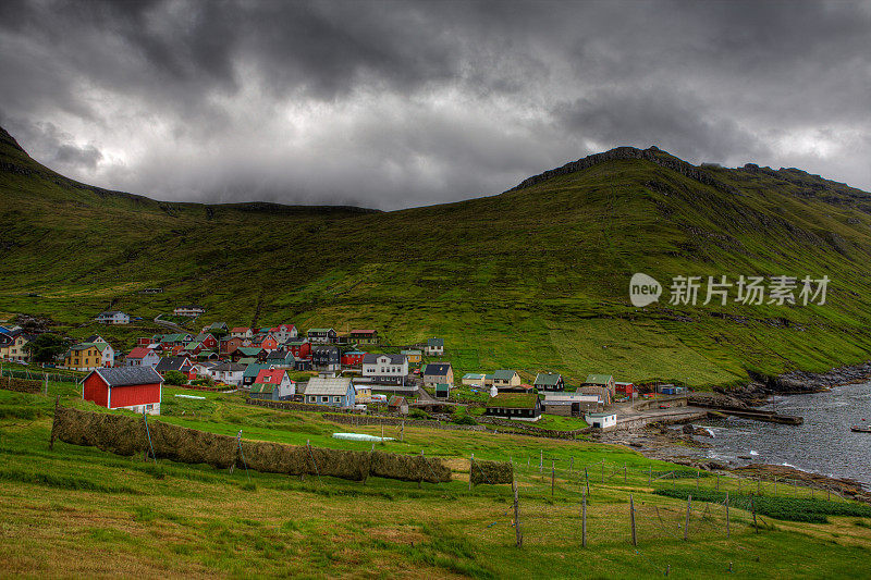 法罗群岛渔村(HDR)