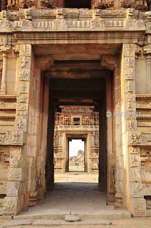 Achyuta植物园，Hampi,Karnataka，印度。