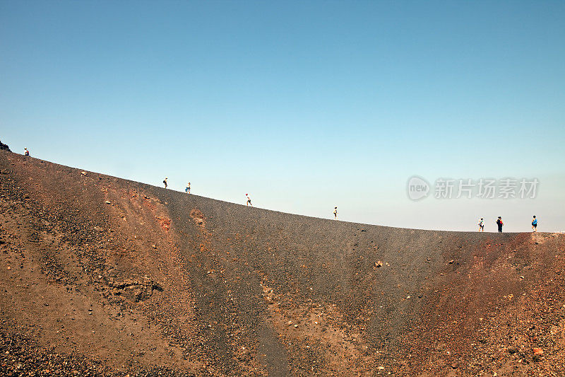 圣托里尼岛火山口