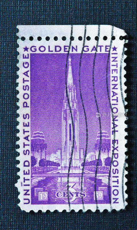 1939年金门国际博览会3分邮票