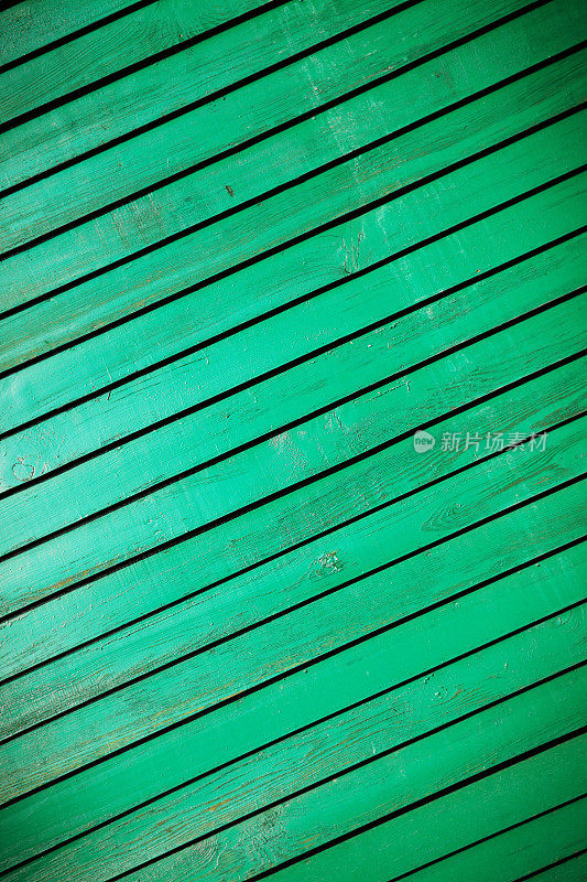 旧的绿色木板