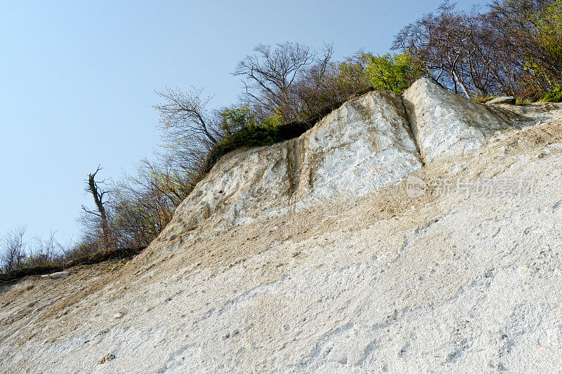 鲁根岛的白垩岩