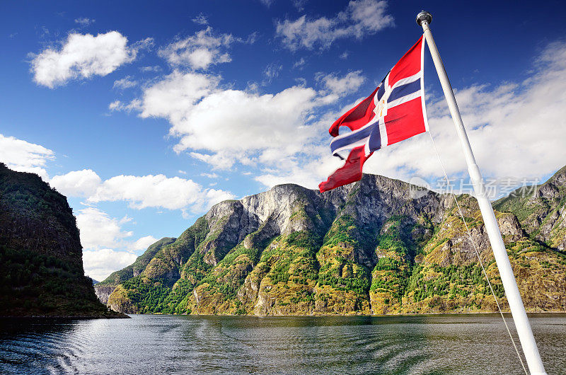 Aurlandsfjord,挪威
