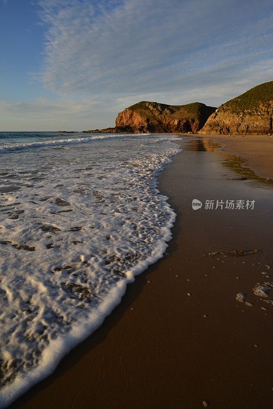 英国泽西岛普利蒙特海滩