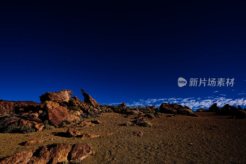 干旱和火山背景