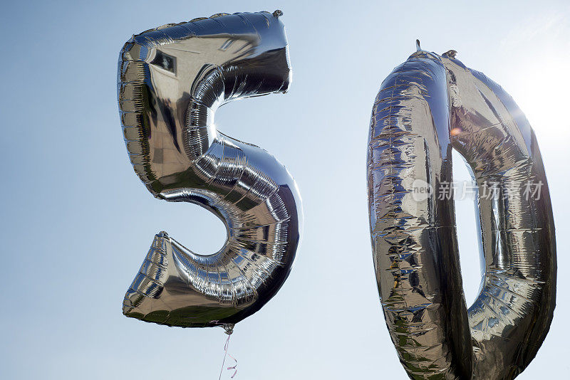 50周年气球