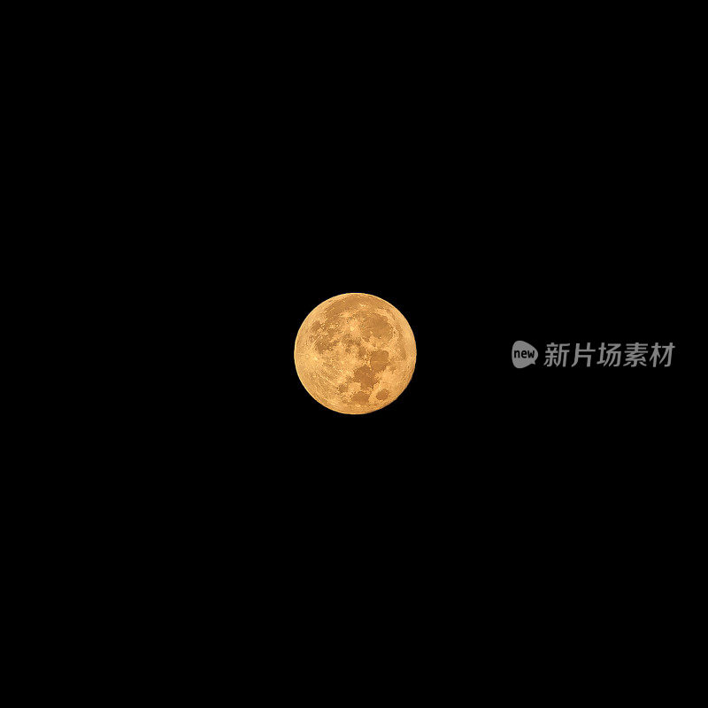 满月完全照亮最大的大小在晴朗的夜晚。