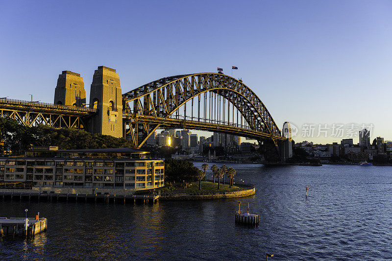 清晨的悉尼海港大桥