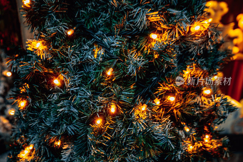圣诞树装饰用led串灯