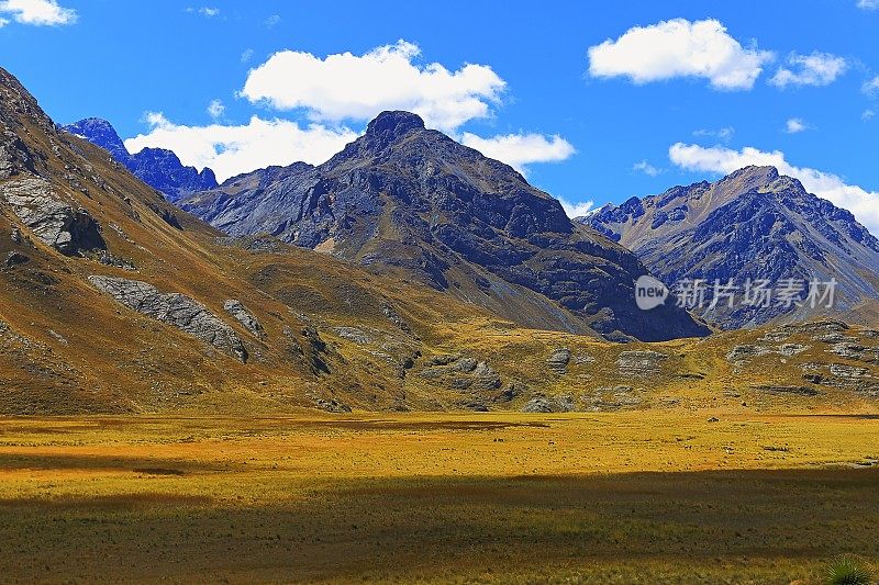 卡尔帕谷——布兰卡·巴卡利拉的软木塞——秘鲁安第斯山脉