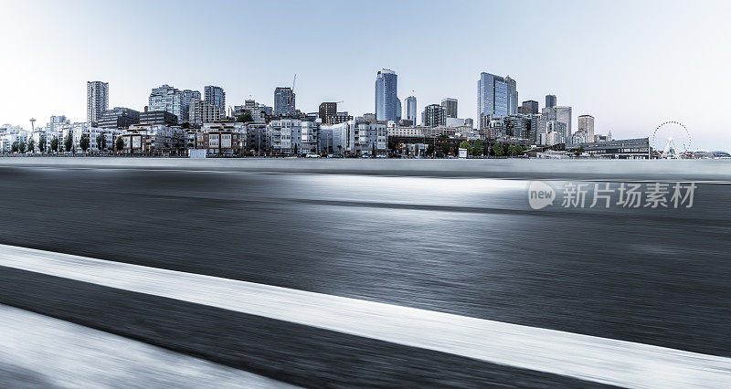 城市道路，西雅图