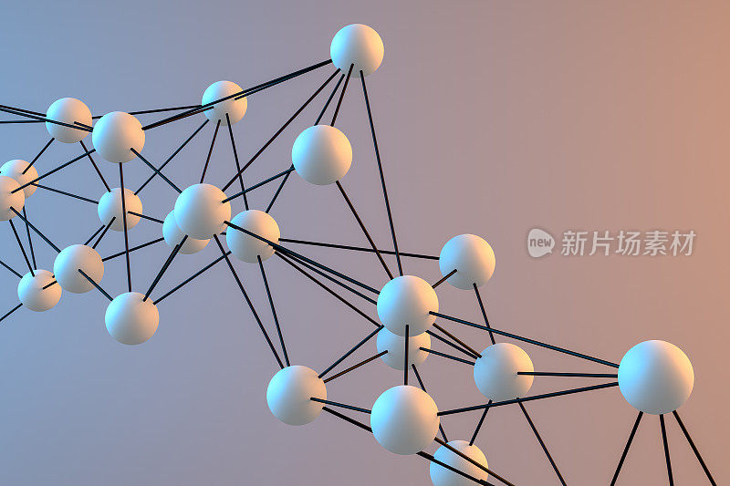 全球数字网状网络，分子，区块链