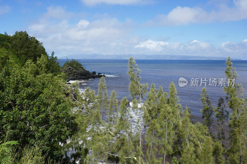 夏威夷毛伊岛的檀香山湾和莫库莱亚湾