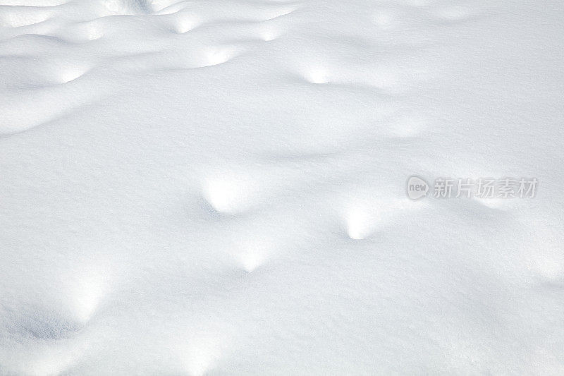 特写雪背景