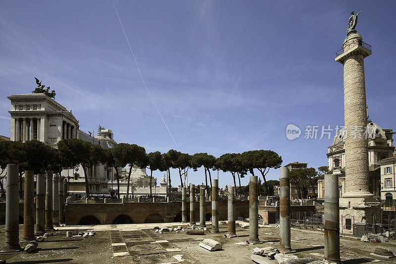罗马，奥古斯都广场，在帝国广场的考古区
