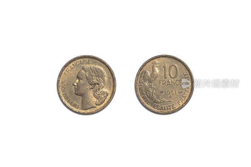 旧币，法国10法郎