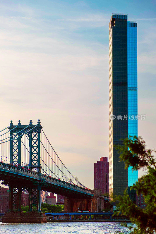 日落曼哈顿桥