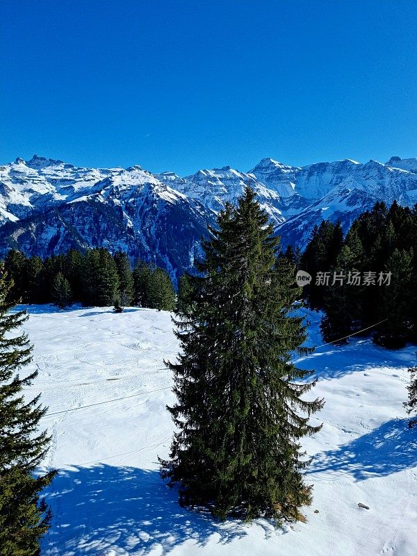 滑雪胜地布劳恩瓦尔德