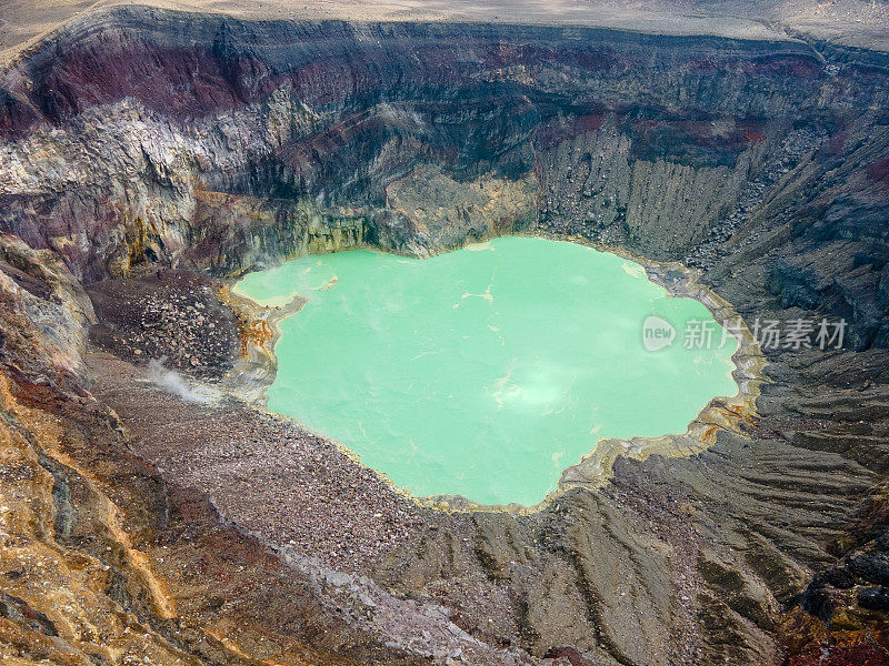 圣安娜火山鸟瞰图