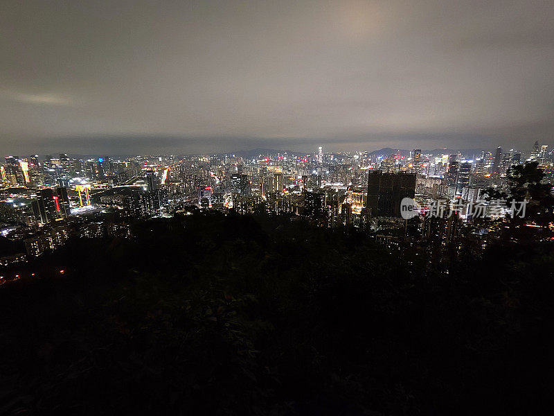 深圳夜景，广东省