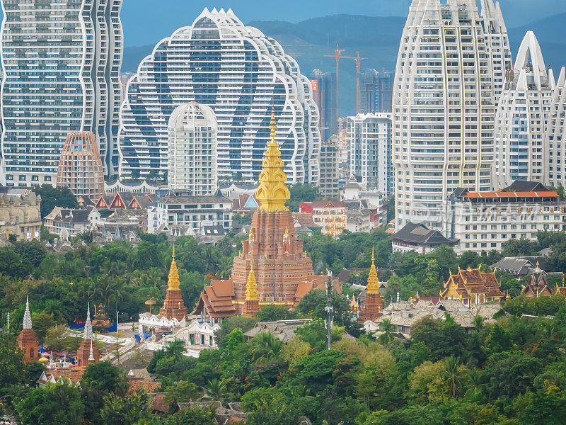 西双版纳，中国云南美丽的旅游城市