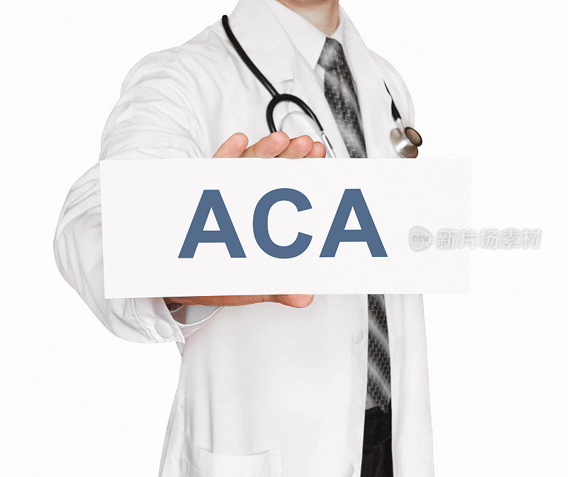 医生持ACA卡，有医疗理念