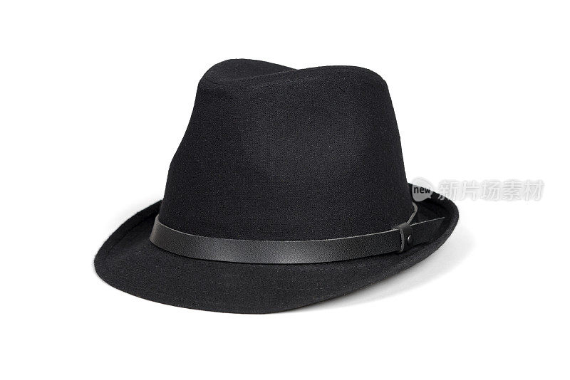 黑色时尚的帽子