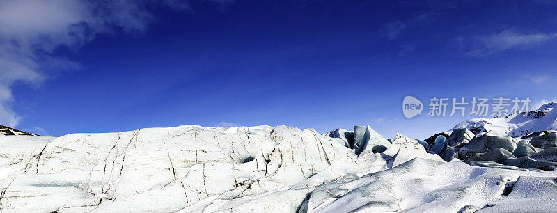 冰岛Skaftafell冰川全景