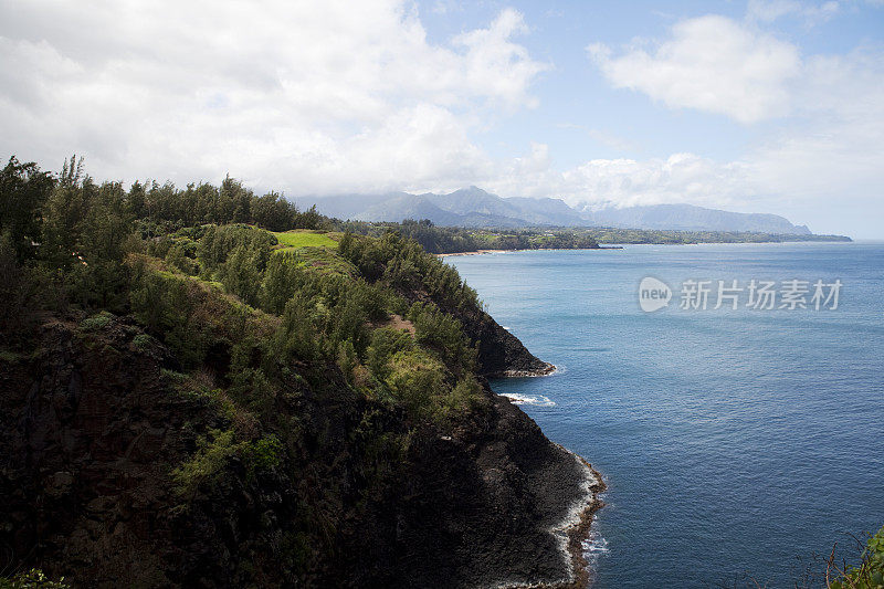 夏威夷考艾岛的风景