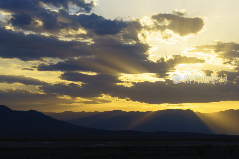 死亡谷的日落