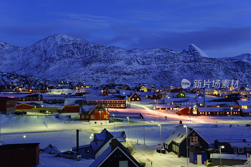 努克城市夜景