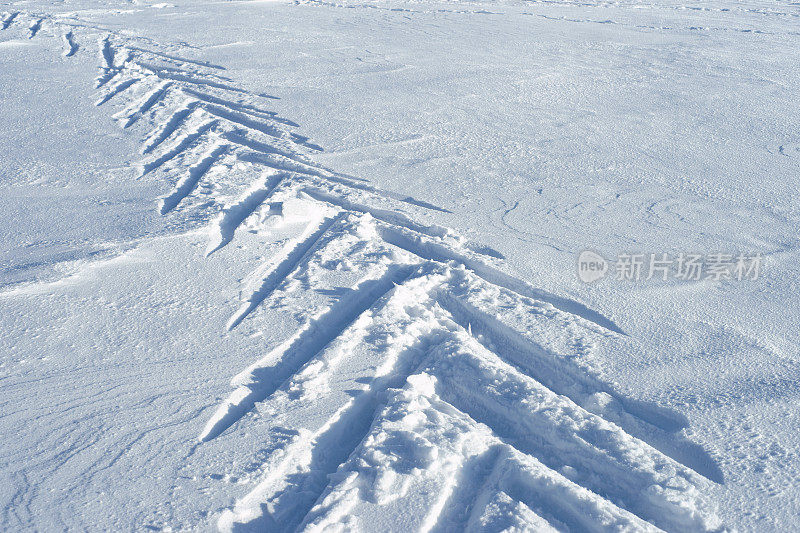 雪背景与滑雪道
