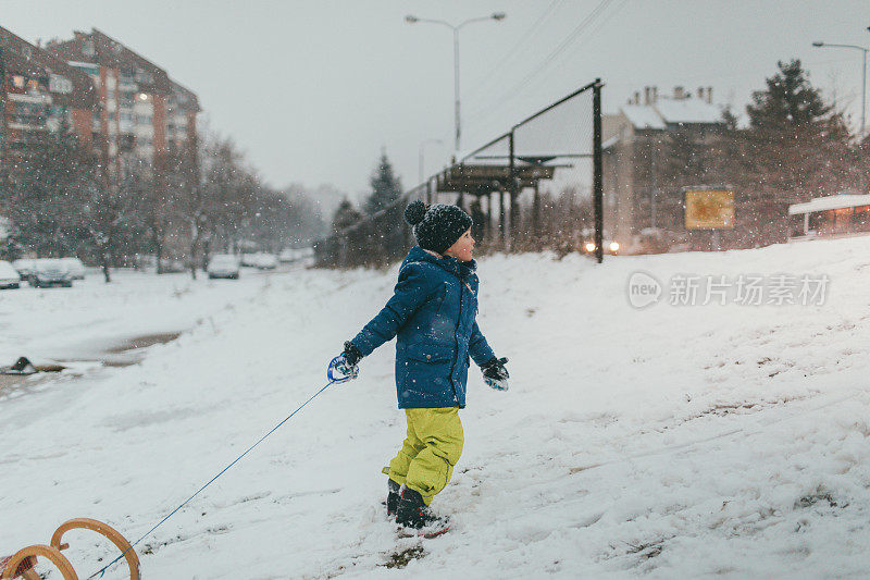 我喜欢滑雪