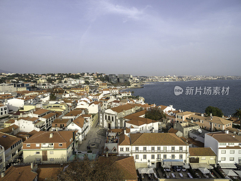鸟瞰图卡斯凯斯，葡萄牙
