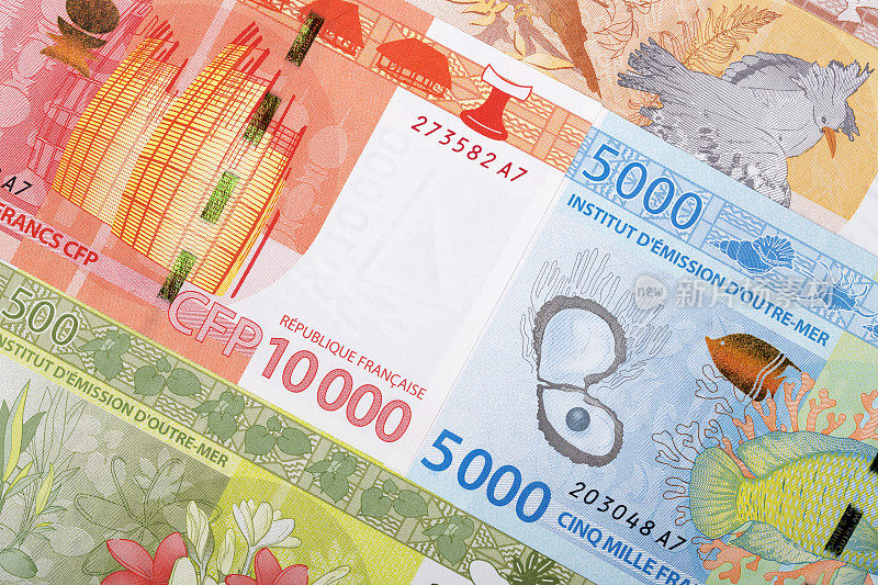 法国太平洋领土货币-以法郎为背景