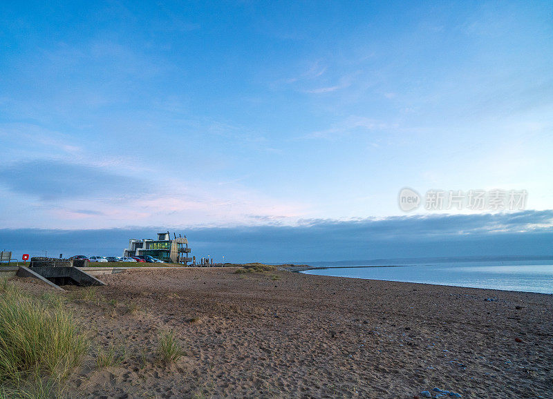 卡马登湾的日落