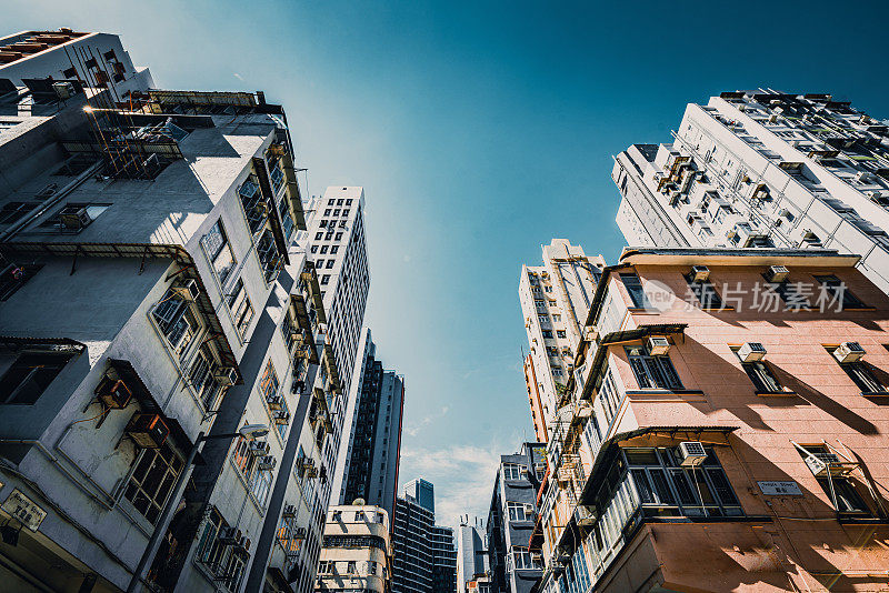 香港九龙的街景