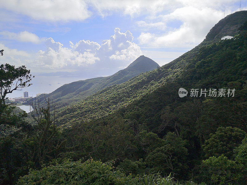 香港薄扶林的青山景观