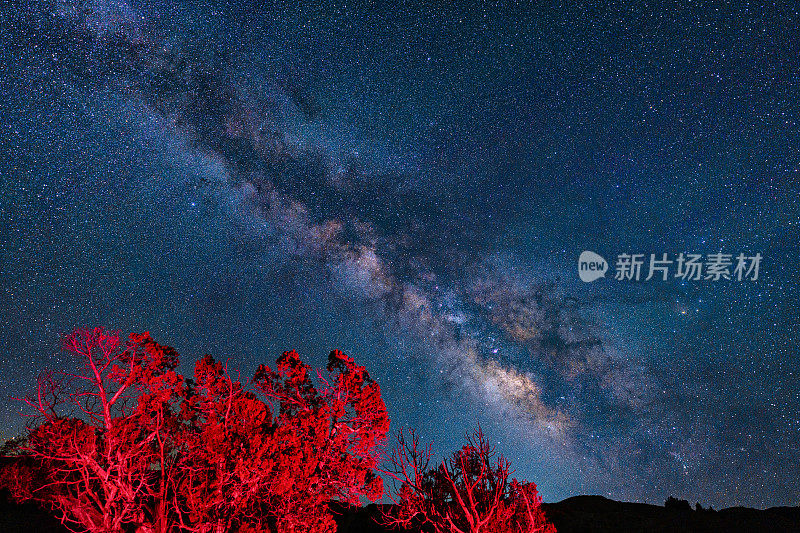 银河山天体摄影景观