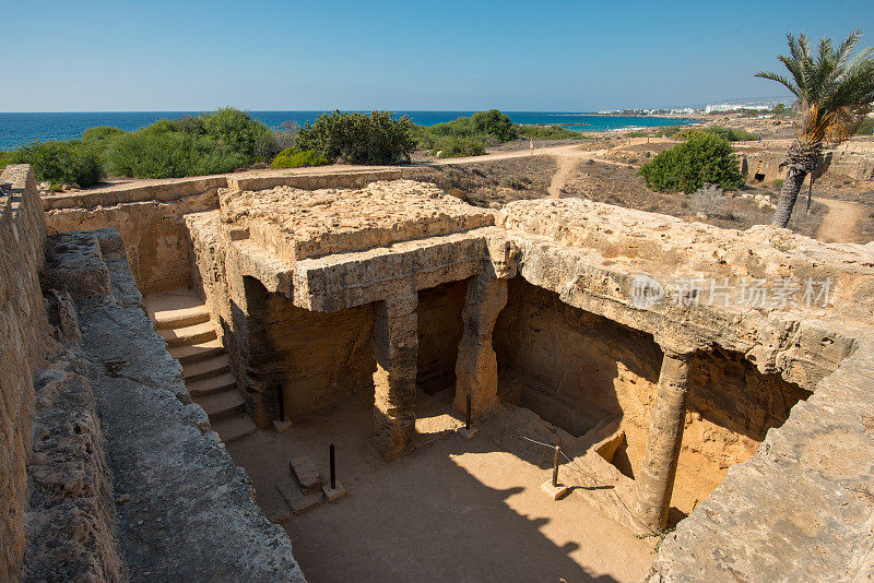 塞浦路斯帕福斯的国王陵墓考古遗址