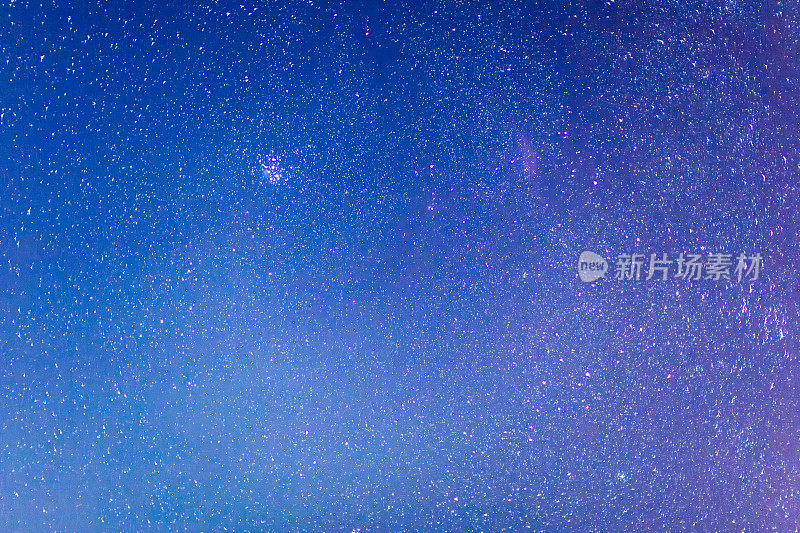 星空:无数星星的迷人背景。Astro摄影。
