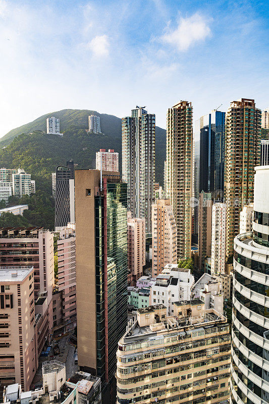 湾仔大厦，香港天际线