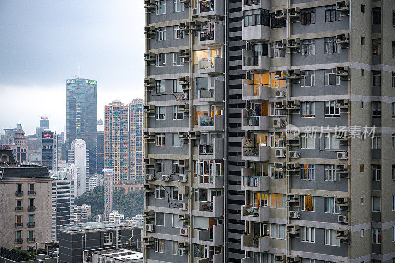 高密度居住在香港湾仔