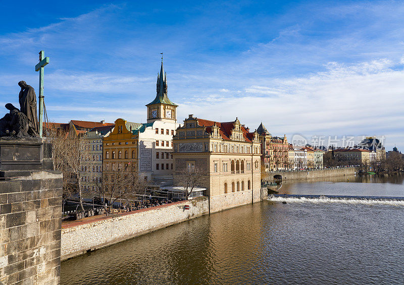 布拉格城市景观，捷克共和国布拉格