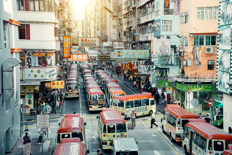 香港巴士街景