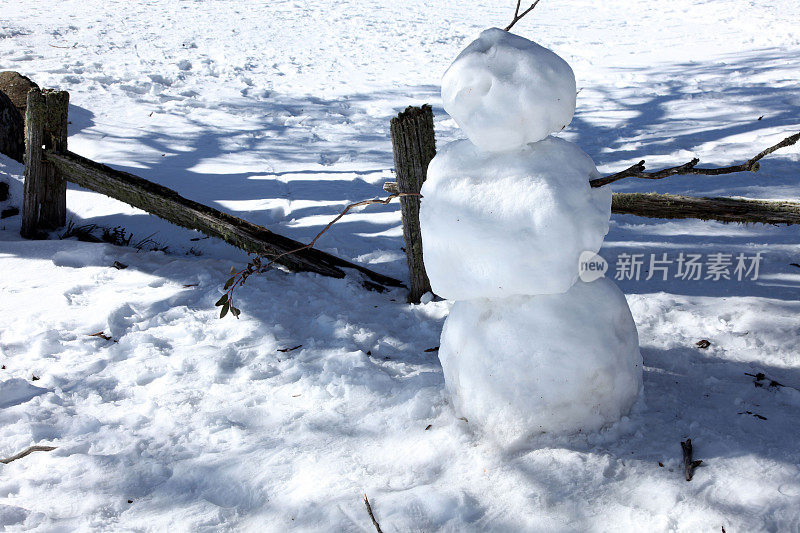 乡村的雪人