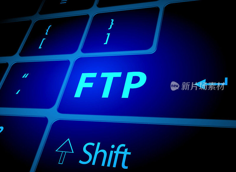 计算机键盘上的FTP按钮