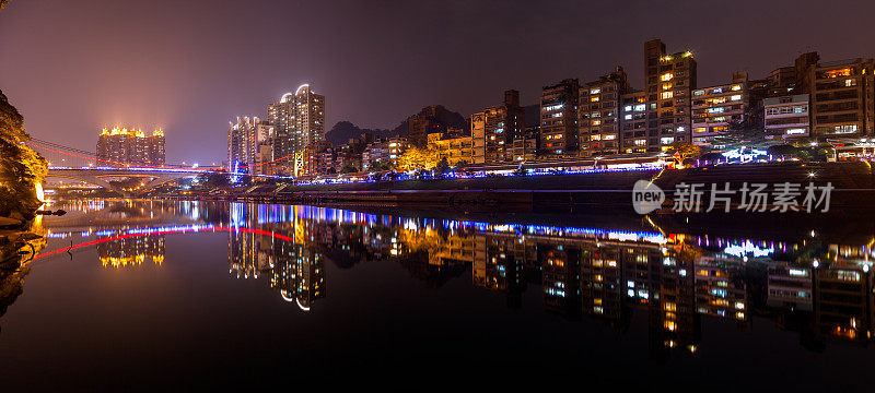 碧滩景区夜景